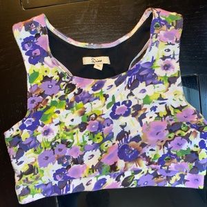 Diaa Floral Sports Bra Top